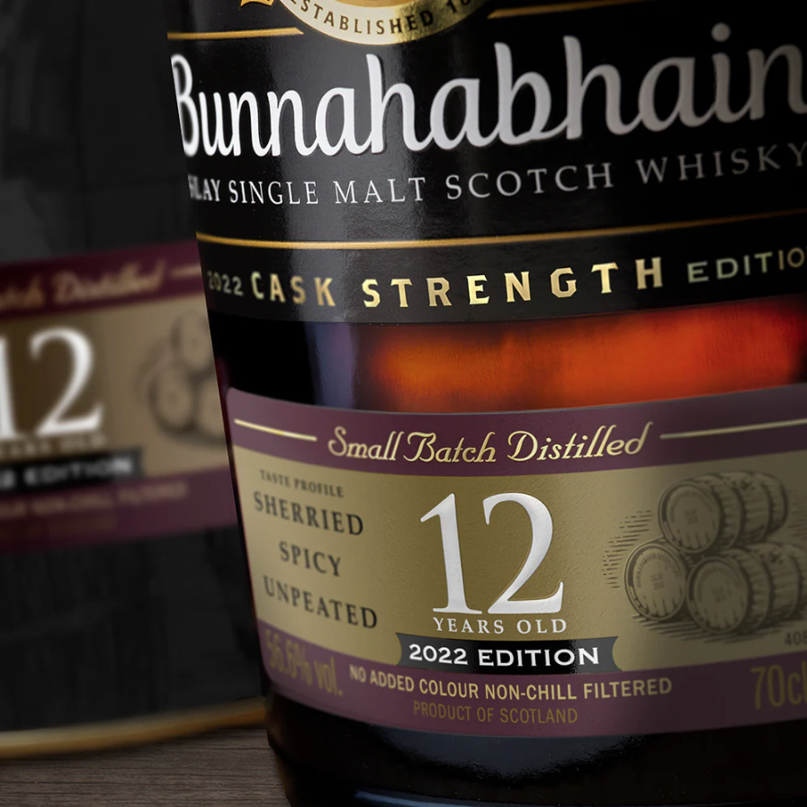 Bunnahabhain 12年 46% ウイスキー Bunnahabhain 12 Year Old 2023 Cask Strength 700ml 60.1%
